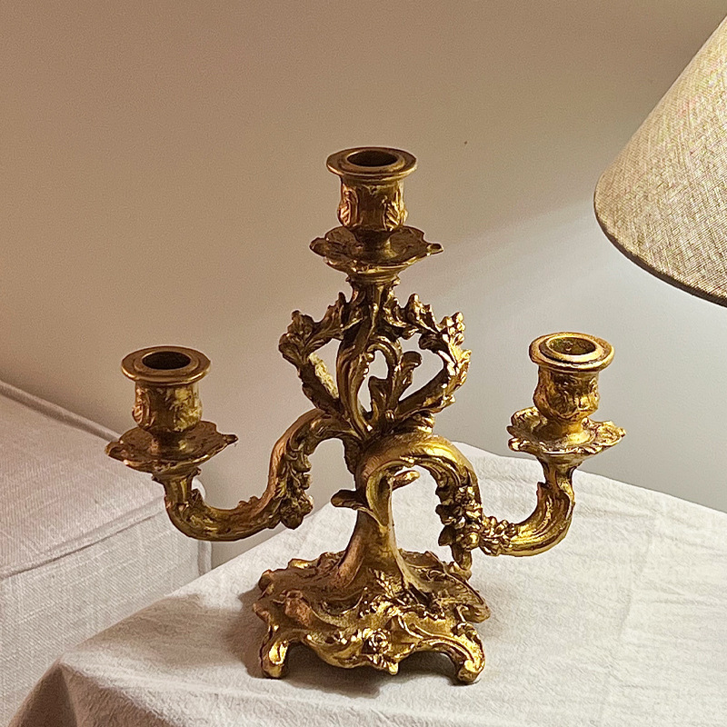 Candle Supplies Luxury - Barok Retro Mumluk Lüks Masa Dekorasyonu