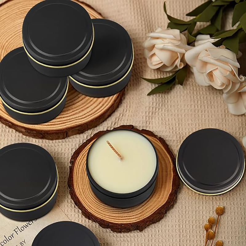 Metal Tin Lid 4Oz - 4 OZ mum teneke 24 adet
