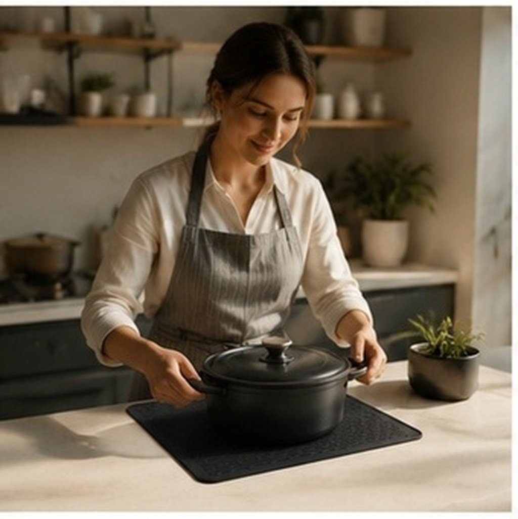 Heat Resistant Mat - Silikon Isıya Dayanıklı Ocak Örtüsü Büyük