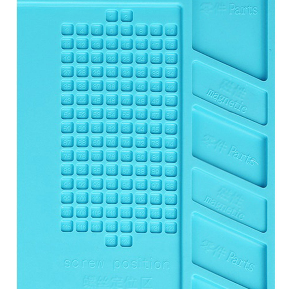 Heat Resistant Mat - S-160 Manyetik Silikon Lehimleme Matı, Isıya