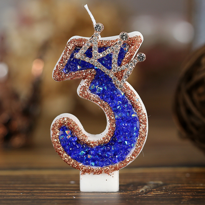 Mavi Doğum Günü Numaraları Mum - Candle Supplies Luxury incelemesi ve fiyatı