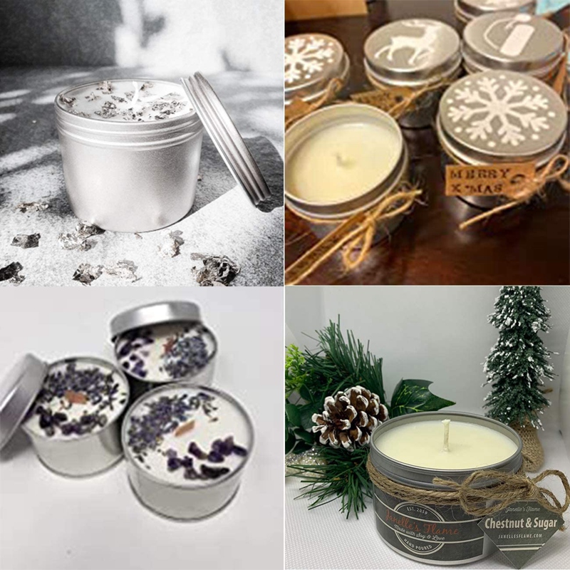 DIY Mum Yapımı için 12 Adet 4O - Metal Tin Lid 4Oz incelemesi ve fiyatı