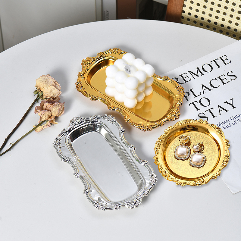 Retro Lüks Gümüş Kaplama Tabak - Candle Supplies Luxury incelemesi ve fiyatı